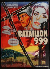 4c866 PUNISHMENT BATTALION French 1p '60 Belinsky art of soldiers on World War II battlefield!