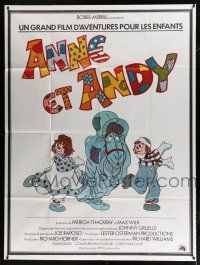 4c869 RAGGEDY ANN & ANDY French 1p '77 A Musical Adventure, great cartoon artwork!