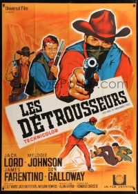 4c882 RIDE TO HANGMAN'S TREE French 1p '67 cool completely different art of cowboy with gun!