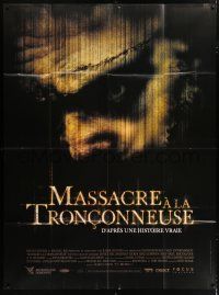 4c946 TEXAS CHAINSAW MASSACRE French 1p '03 remake of Tobe Hooper's classic slasher horror movie!