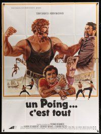 4c948 THIS TIME I'LL MAKE YOU RICH French 1p '75 Tony Sabato, Robin McDavid, art of huge muscleman!