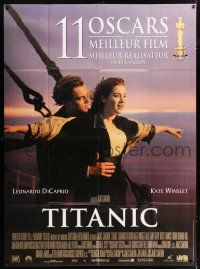 4c953 TITANIC AA French 1p '98 Leonardo DiCaprio, Kate Winslet, directed by James Cameron!