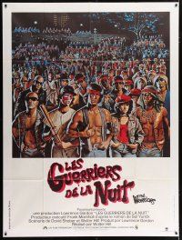4c982 WARRIORS French 1p '79 Walter Hill, Jarvis artwork of the armies of the night!