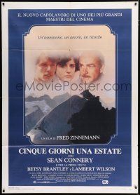 4c047 FIVE DAYS ONE SUMMER Italian 1p '83 Sean Connery, directed by Fred Zinnemann!