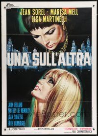 4c096 ONE ON TOP OF THE OTHER Italian 1p '69 Lucio Fulci, art of sexy Mell & Martinelli by Casaro!
