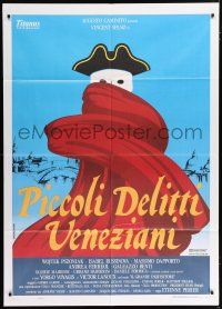 4c127 VENETIAN RED Italian 1p '90 Rouge Venise, Vincent Spano, cool different artwork!
