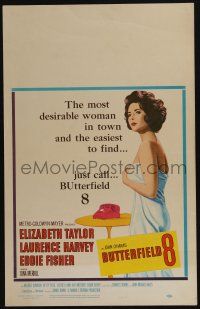 4c269 BUTTERFIELD 8 WC '60 callgirl Elizabeth Taylor is the most desirable and easiest to find!