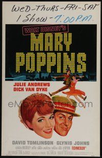4c365 MARY POPPINS WC '64 Julie Andrews & Dick Van Dyke in Walt Disney's musical classic!
