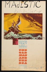 4c384 OLD MAN & THE SEA WC '58 John Sturges, Spencer Tracy, from Ernest Hemingway novel!