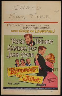4c417 ROMANOFF & JULIET WC '61 John Gavin & Sandra Dee, directed by Peter Ustinov!
