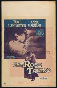 4c419 ROSE TATTOO WC '55 Burt Lancaster, Anna Magnani, written by Tennessee Williams!