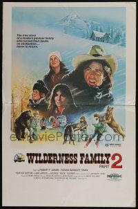 4c478 WILDERNESS FAMILY PART 2 WC '78 great cast montage artwork by Joe Hamitti!