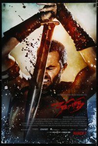 4d018 300: RISE OF AN EMPIRE March 7 style advance DS 1sh '14 Sullivan Stapleton with stabbing sword
