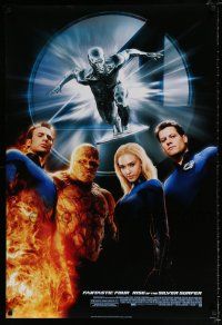 4d020 4: RISE OF THE SILVER SURFER style C DS 1sh '07 Jessica Alba, Chiklis, Chris Evans!