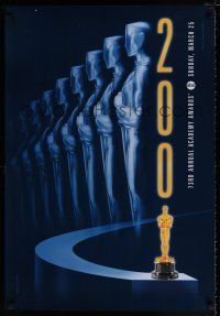 4d005 73RD ACADEMY AWARDS 1sh '01 cool Alex Swart design & image of many Oscars!