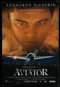 4d078 AVIATOR advance DS 1sh '04 Martin Scorsese directed, Leonardo DiCaprio as Howard Hughes!