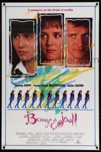 4d096 BENNY & JOON 1sh '93 best Johnny Depp covered in paint image!