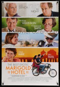 4d097 BEST EXOTIC MARIGOLD HOTEL non-English style A int'l DS 1sh '11 Dench, Nighy, Wilkinson, more