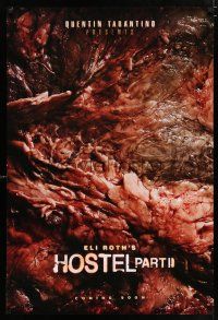 4d348 HOSTEL PART II teaser DS 1sh '07 directed by Eli Roth, Lauren German, gross-out horror!