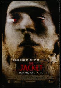 4d402 JACKET DS 1sh '05 creepy close-up horror image of red-eyed Adrien Brody!