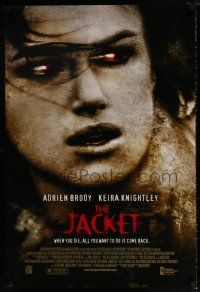 4d403 JACKET DS 1sh '05 creepy close-up horror image of red-eyed Keira Knightley!