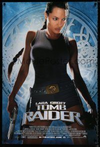 4d435 LARA CROFT TOMB RAIDER advance 1sh '01 sexy Angelina Jolie, from popular video game!