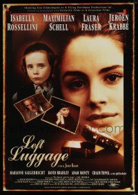 4d442 LEFT LUGGAGE 1sh '98 Jeroen Krabbe, Isabella Rossellini, Schell, The Shovel and the Loom!