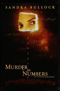 4d528 MURDER BY NUMBERS 1sh '02 Sandra Bullock, Ben Chapin, let the mind games begin!