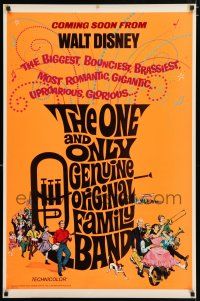 4d549 ONE & ONLY GENUINE ORIGINAL FAMILY BAND advance 1sh '68 laughingest star-spangled hullabaloo!