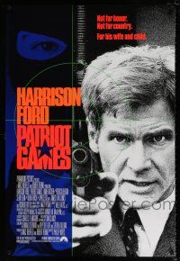 4d554 PATRIOT GAMES int'l 1sh '92 Harrison Ford is Jack Ryan, from Tom Clancy novel!