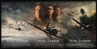 4d555 PEARL HARBOR 3 advance DS 1shs '01 Ben Affleck, Beckinsale, Hartnett, WWII panorama!
