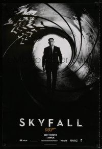4d675 SKYFALL October IMAX standing style int'l teaser DS 1sh '12 Daniel Craig as James Bond!