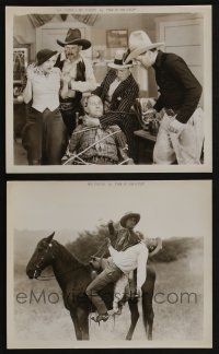 4e944 LAW OF THE WILD 2 8x10 stills '34 Rin Tin Tin serial, great images of wacky Ben Turpin!