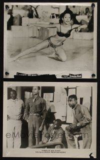 4e953 BROWNSKIN MODELS 2 8x10 stills '44 early black WWII movie, wonderful sexy dancer!