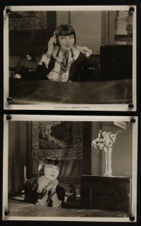 4e963 ORCHIDS & ERMINE 2 8x10 stills '27 great images of Colleen Moore at antique switchboard!
