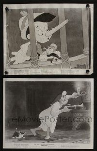 4e965 PINOCCHIO 2 8x10 stills R54 Disney classic cartoon about a wooden boy who wants to be real!