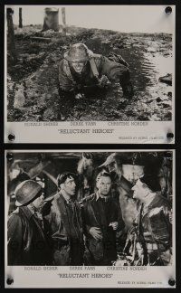 4e969 RELUCTANT HEROES 2 Canadian 8x10 stills R50s Ronald Shiner, Derek Farr, wacky military images!