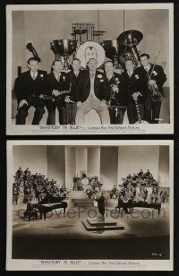 4e972 RHAPSODY IN BLUE 2 8x10 stills '45 great images of Paul Whiteman and his band!