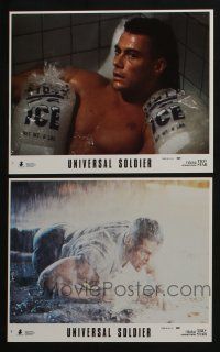 4e256 UNIVERSAL SOLDIER 2 8x10 mini LCs '92 great images of Jean-Claude Van Damme!