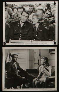 4e266 CAPTAIN NEWMAN, M.D. 36 8x10 stills '64 great images of Gregory Peck & sexy Angie Dickinson!