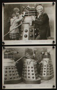 4e278 DR. WHO & THE DALEKS 24 8x10 stills '66 Barrie Ingham, humans and the mutant-cyborgs!