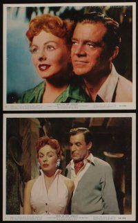 4e015 DUEL IN THE JUNGLE 12 color 8x10 stills '54 Dana Andrews & sexy Jeanne Crain in Africa!