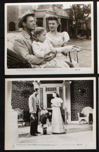 4e547 FATHER IS A BACHELOR 7 8x10 stills R55 Coleen Gray calls Holden darling & kids call him dad!