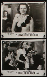 4e436 LOOKING ON THE BRIGHT SIDE 9 Canadian 8x10 stills R50s all with great images of Gracie Fields