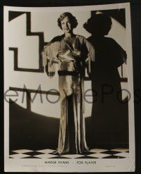 4e876 MADGE EVANS 3 8x10 stills '30s cool close up and full-length portraits of the pretty actress!