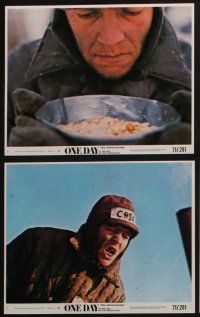 4e111 ONE DAY IN THE LIFE OF IVAN DENISOVICH 8 8x10 mini LCs '71 Tom Courtenay in the title role!