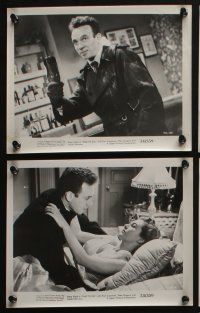 4e633 PAID TO KILL 6 8x10 stills '54 Dane Clark is the guy who paid to kill himself, cool images!