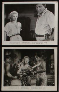 4e442 PEARL OF THE SOUTH PACIFIC 9 8x10 stills '55 great images of sexy Virginia Mayo, Morgan!
