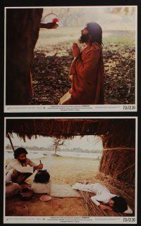 4e204 SIDDHARTHA 7 8x10 mini LCs '73 Hermann Hesse, Conrad Rooks directed, Buddhism in India!