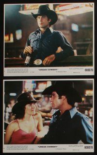 4e150 URBAN COWBOY 8 8x10 mini LCs '80 John Travolta in cowboy hat, Debra Winger, Smith-Osborne!